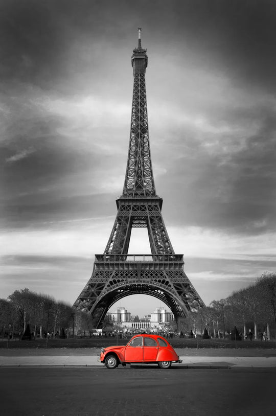 Paris Red Car