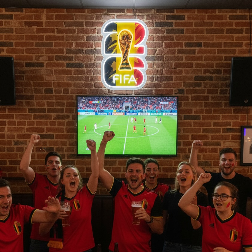 Néon LED - Coupe Du Monde FIFA 26 Belgique