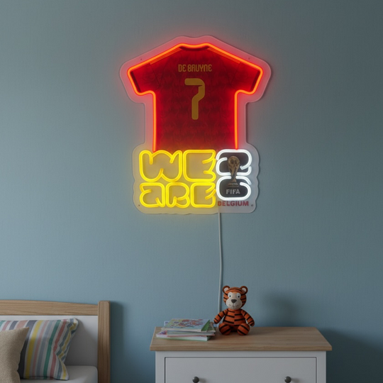 Néon LED - De Bruyne - We Are Belgium FIFA 26