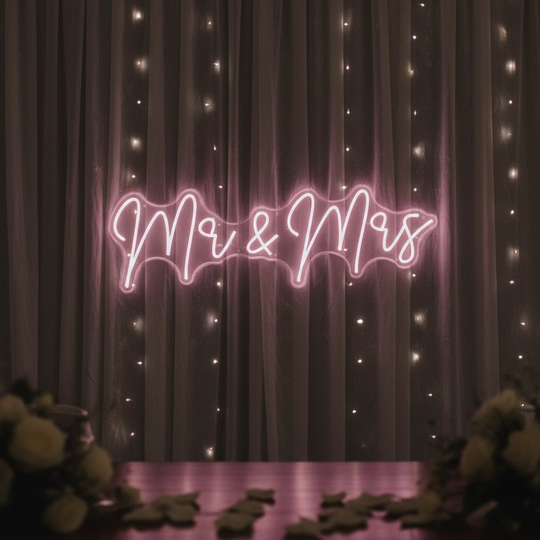Néon Mr & Mrs(120cm)