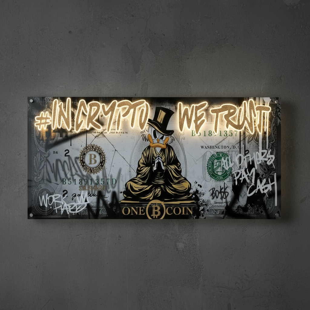 Néon LED - Crypto Duck