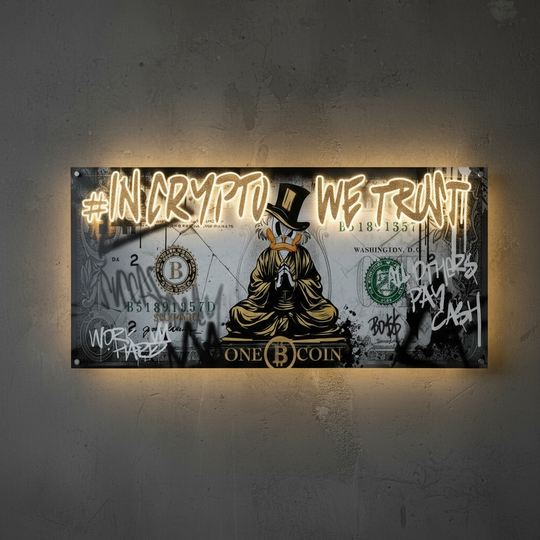 Néon LED - Crypto Duck