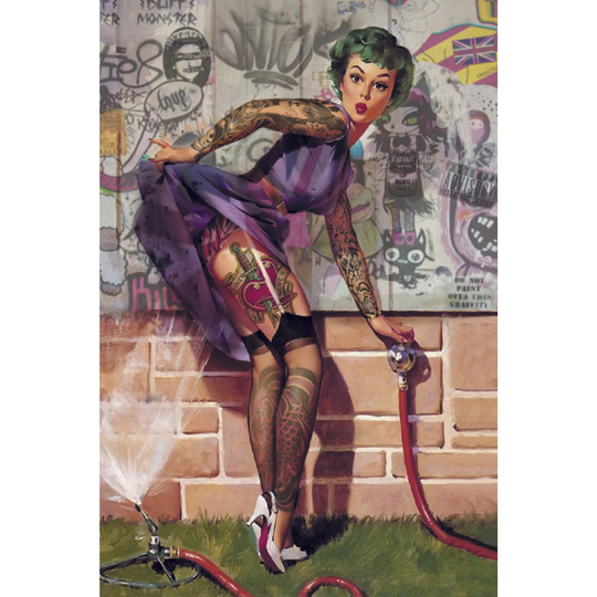 Roze Pin-up
