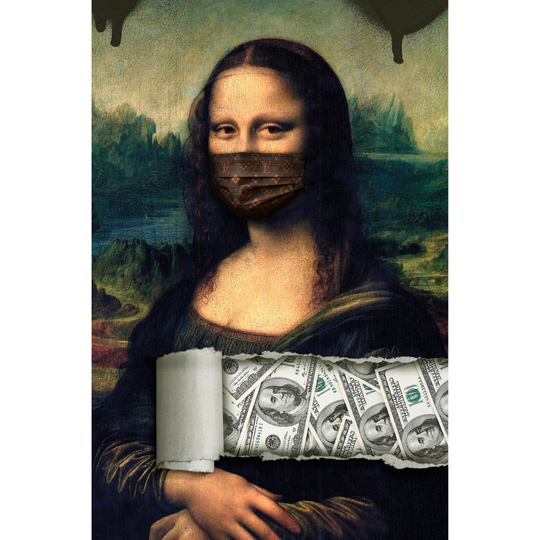 Gekostumeerde Mona Lisa