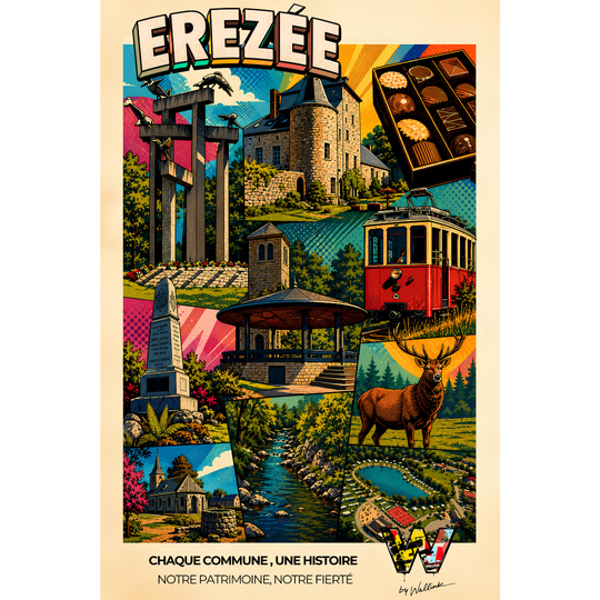 🖼️ Visuel décoratif – Erezée | Wallpop Collection by Wallink