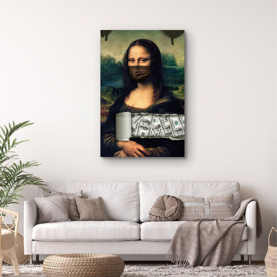 Gekostumeerde Mona Lisa