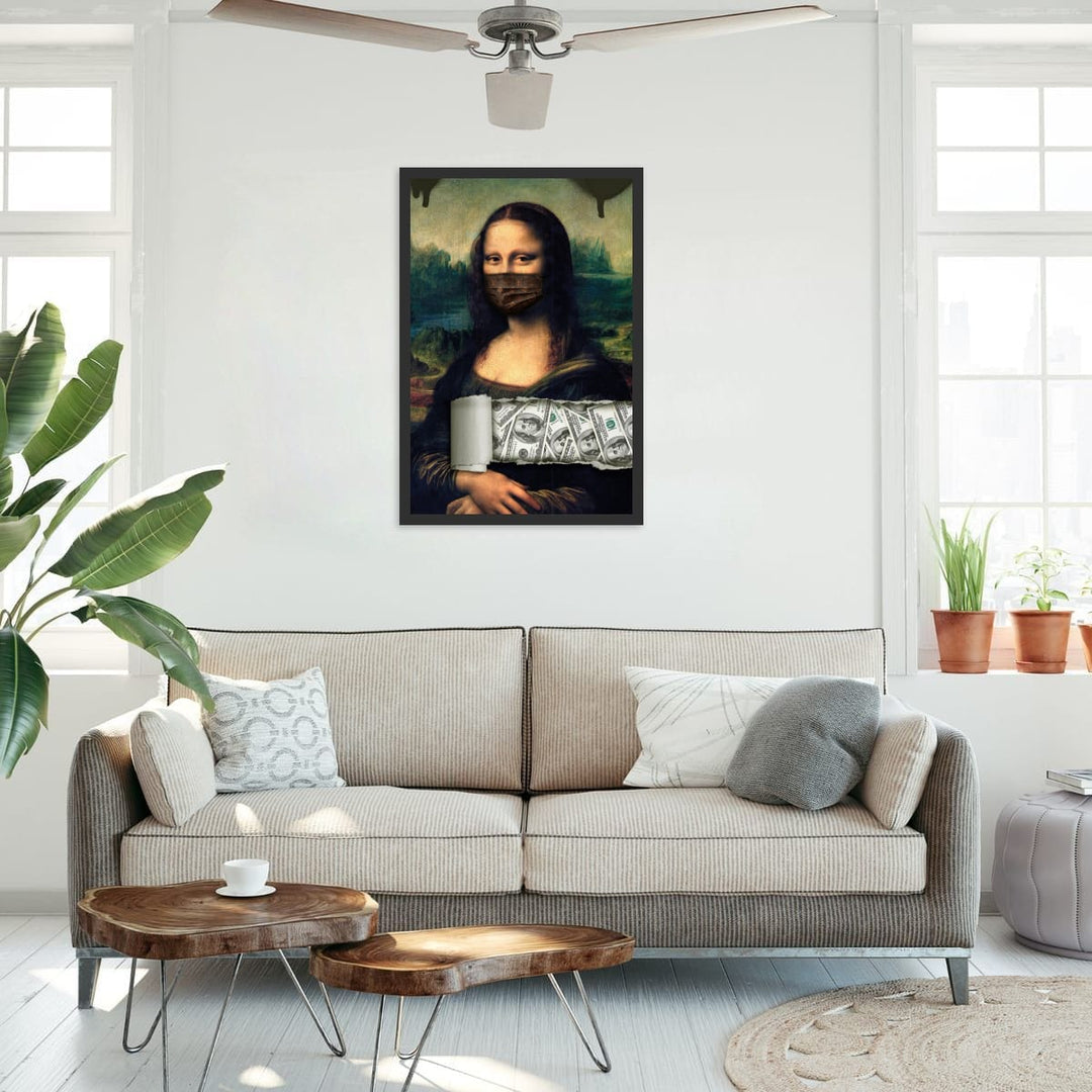 Gekostumeerde Mona Lisa