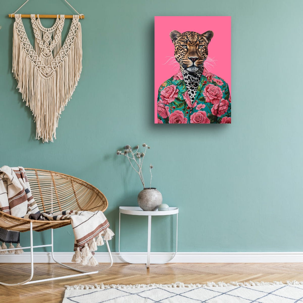 Bloemenluipaard Portret