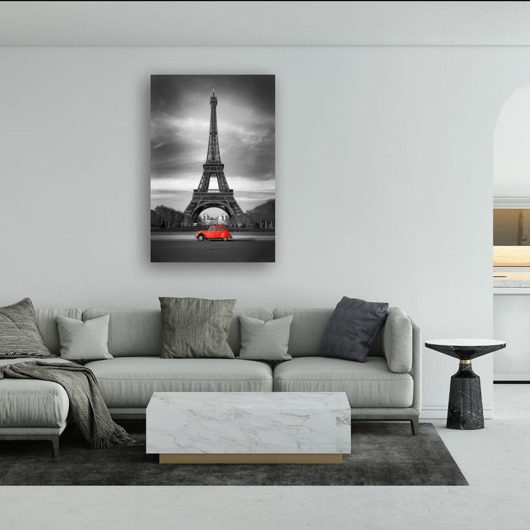 Paris Red Car