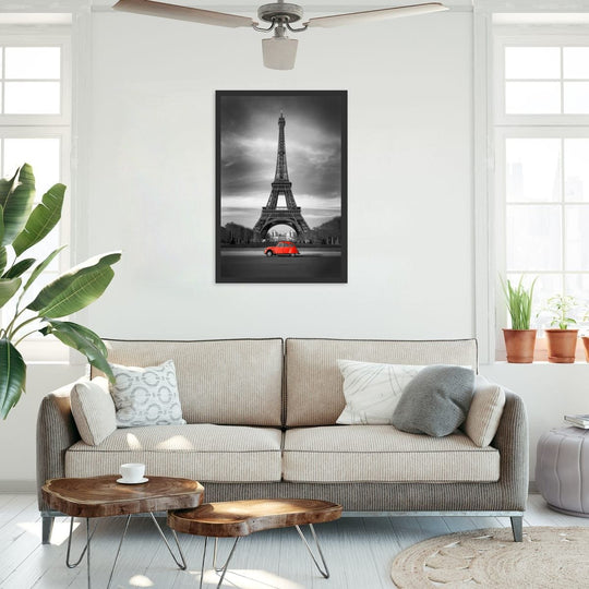 Paris Red Car