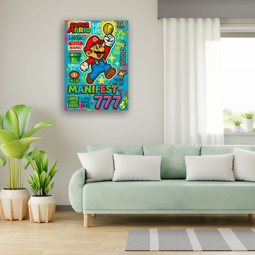 Super Mario Pop Art