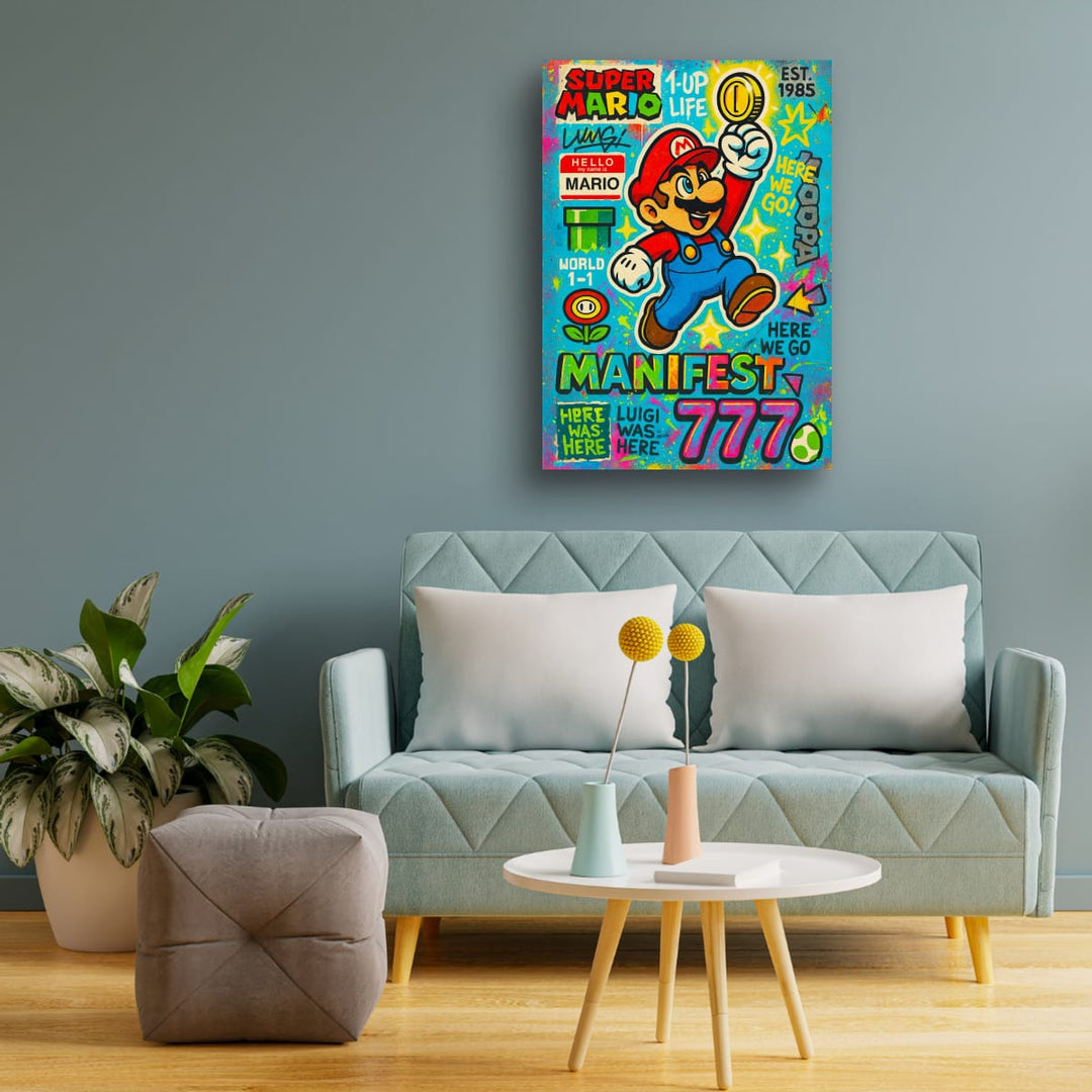 Super Mario Pop Art