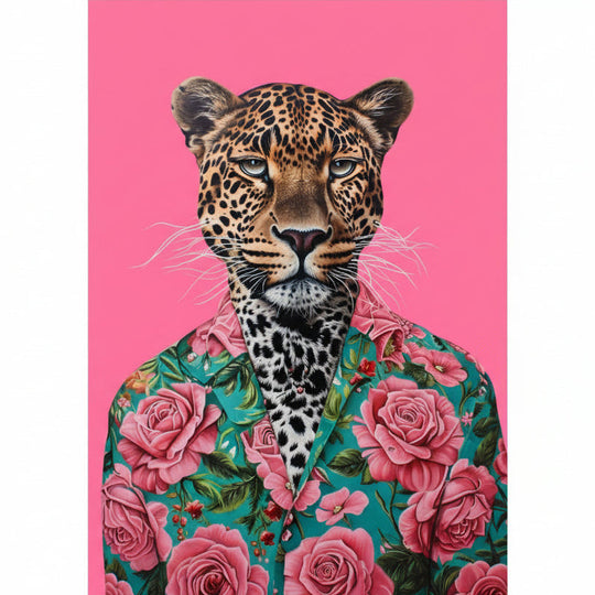 Bloemenluipaard Portret