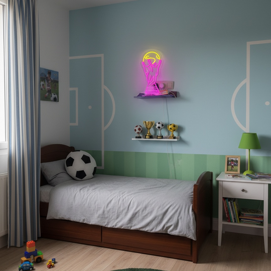 Néon LED - Trophée Coupe Du Monde FIFA 26