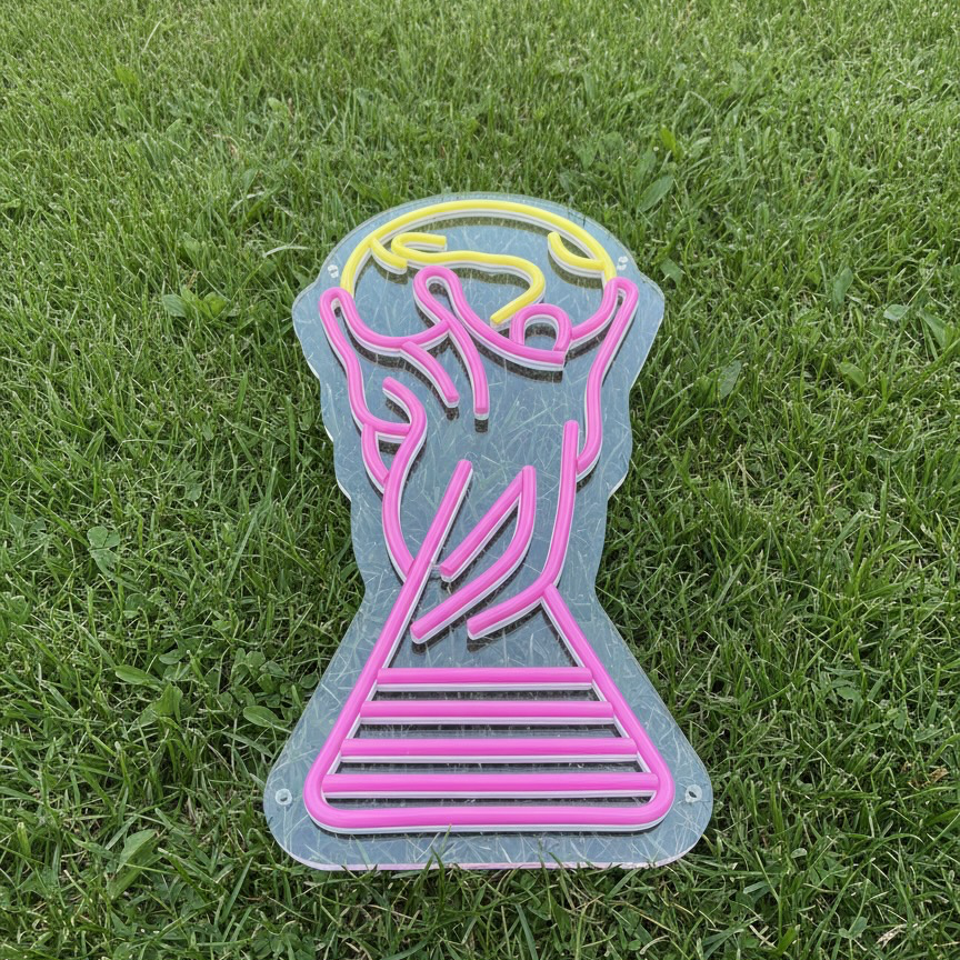Néon LED - Trophée Coupe Du Monde FIFA 26