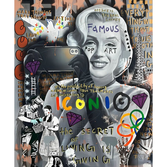 Marilyn Iconic Pop Art