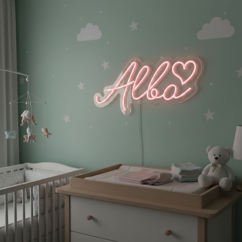 LED-neonlamp - Gepersonaliseerde voornaam (40 cm)