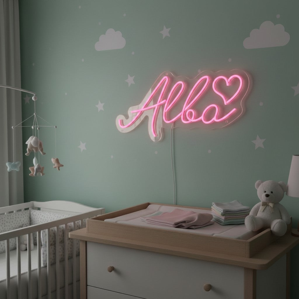 LED-neonlamp - Gepersonaliseerde voornaam (40 cm)