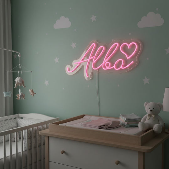 LED-neonlamp - Gepersonaliseerde voornaam (40 cm)