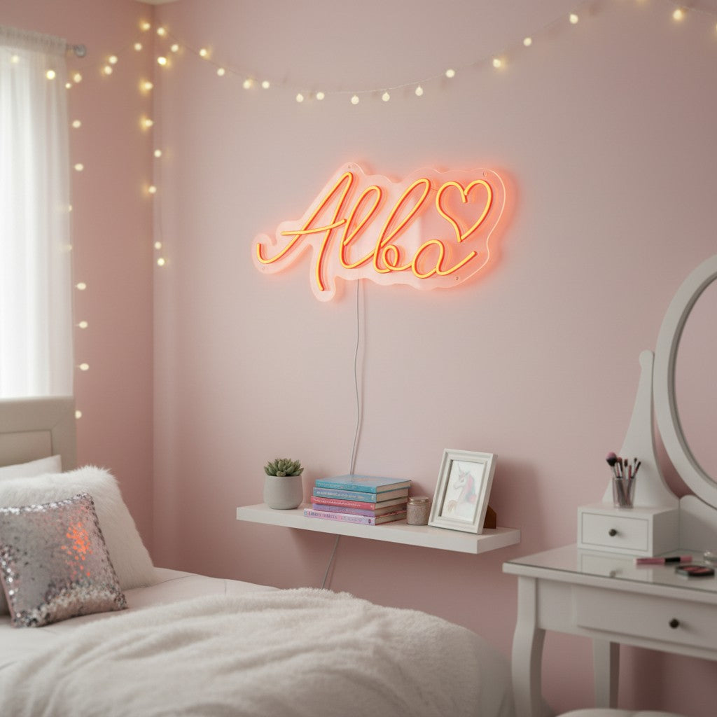 LED-neonlamp - Gepersonaliseerde voornaam (40 cm)