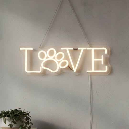 Néon LED - LOVE Patte