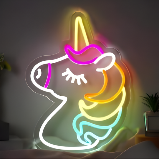 Néon LED - Licorne