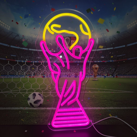 Néon LED - Trophée Coupe Du Monde FIFA 26