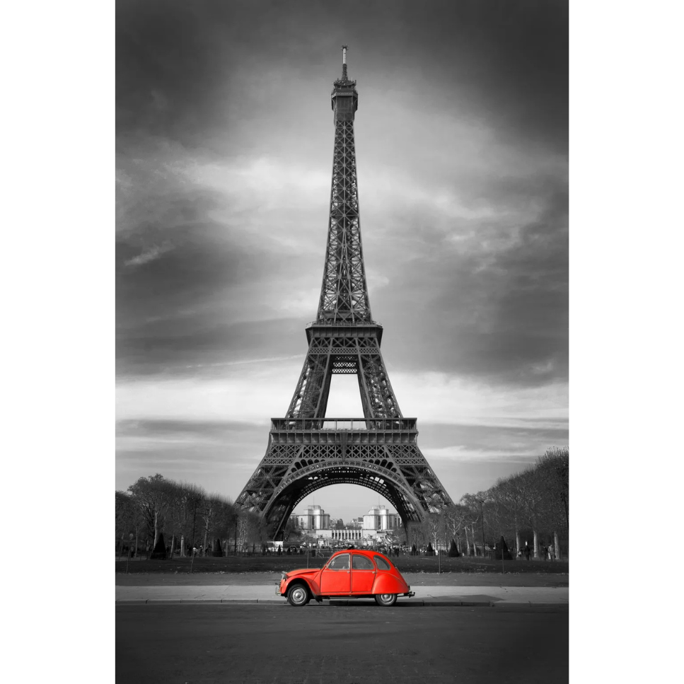 Paris Red Car