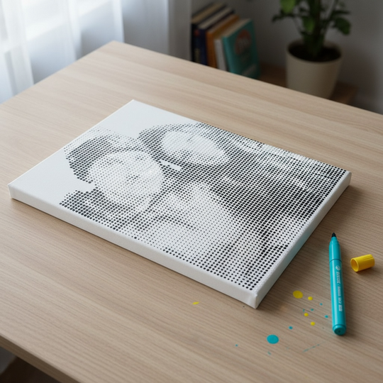 Gepersonaliseerde Dot Art