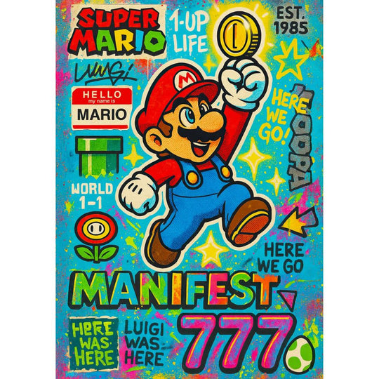 Super Mario Pop Art