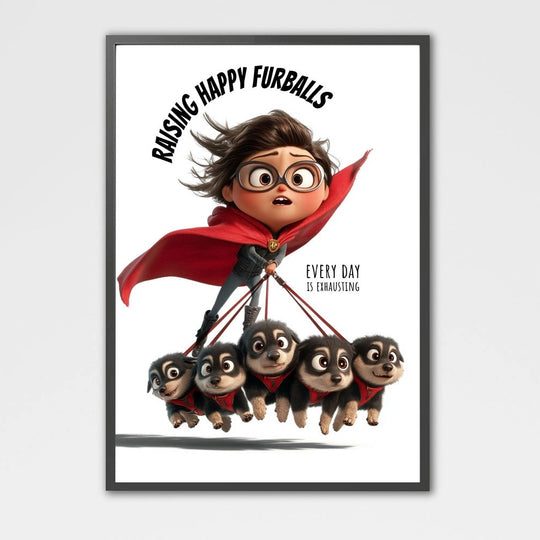 Poster encadré personnalisé