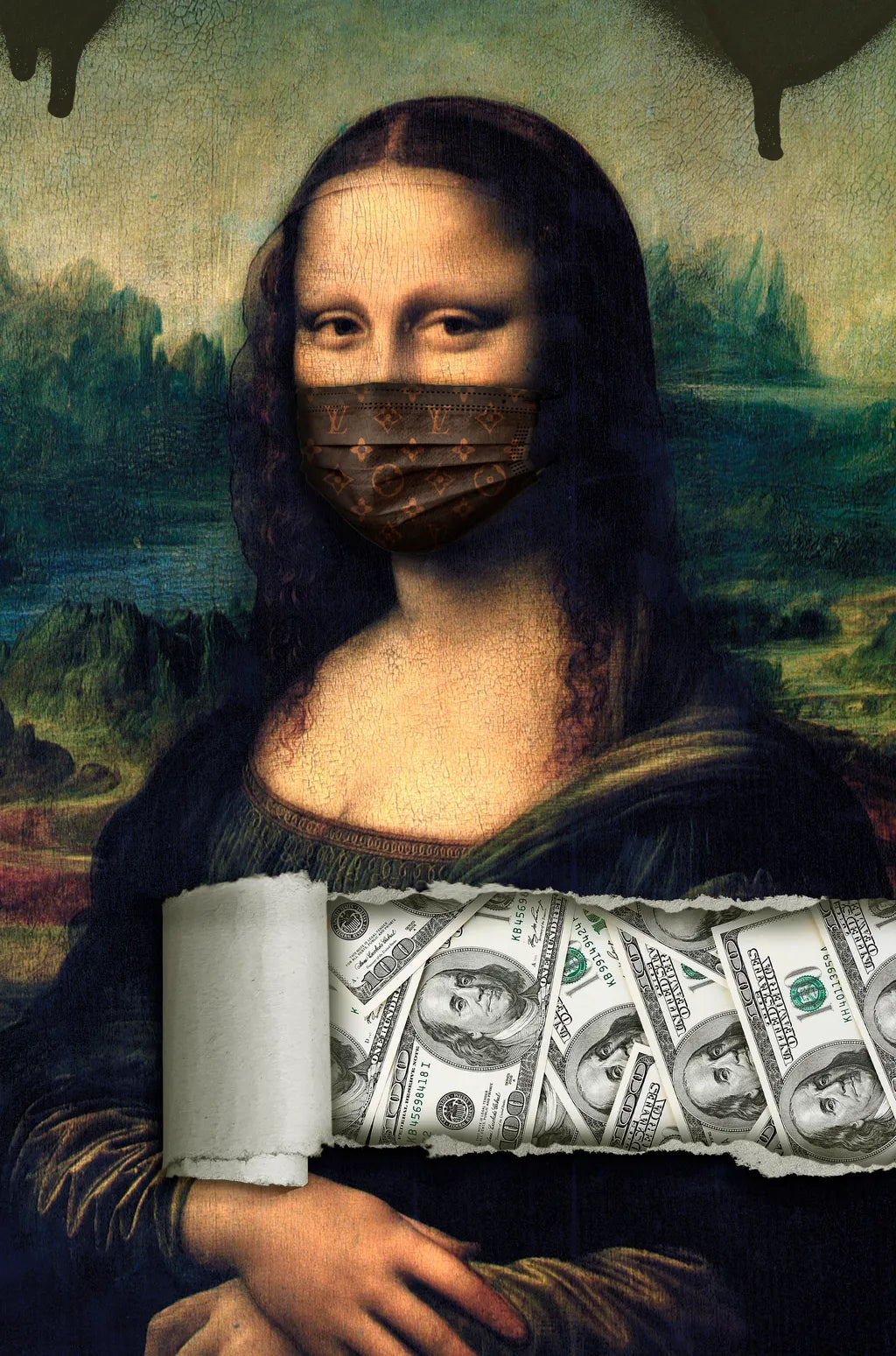 Gekostumeerde Mona Lisa