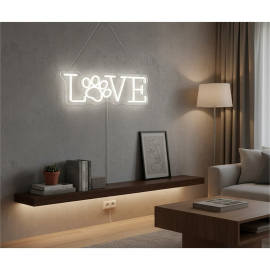 Néon LED - LOVE Patte