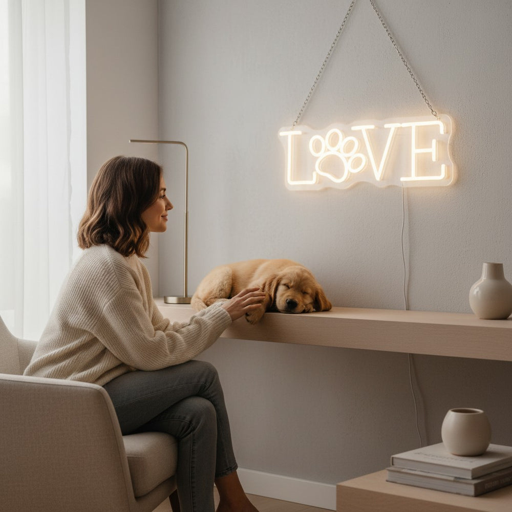 Néon LED - LOVE Patte