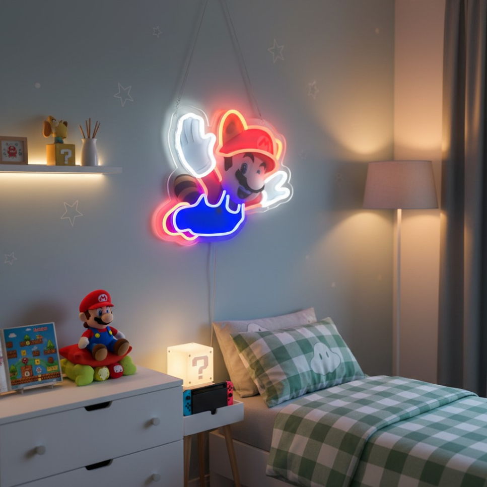 Néon LED - Super Mario