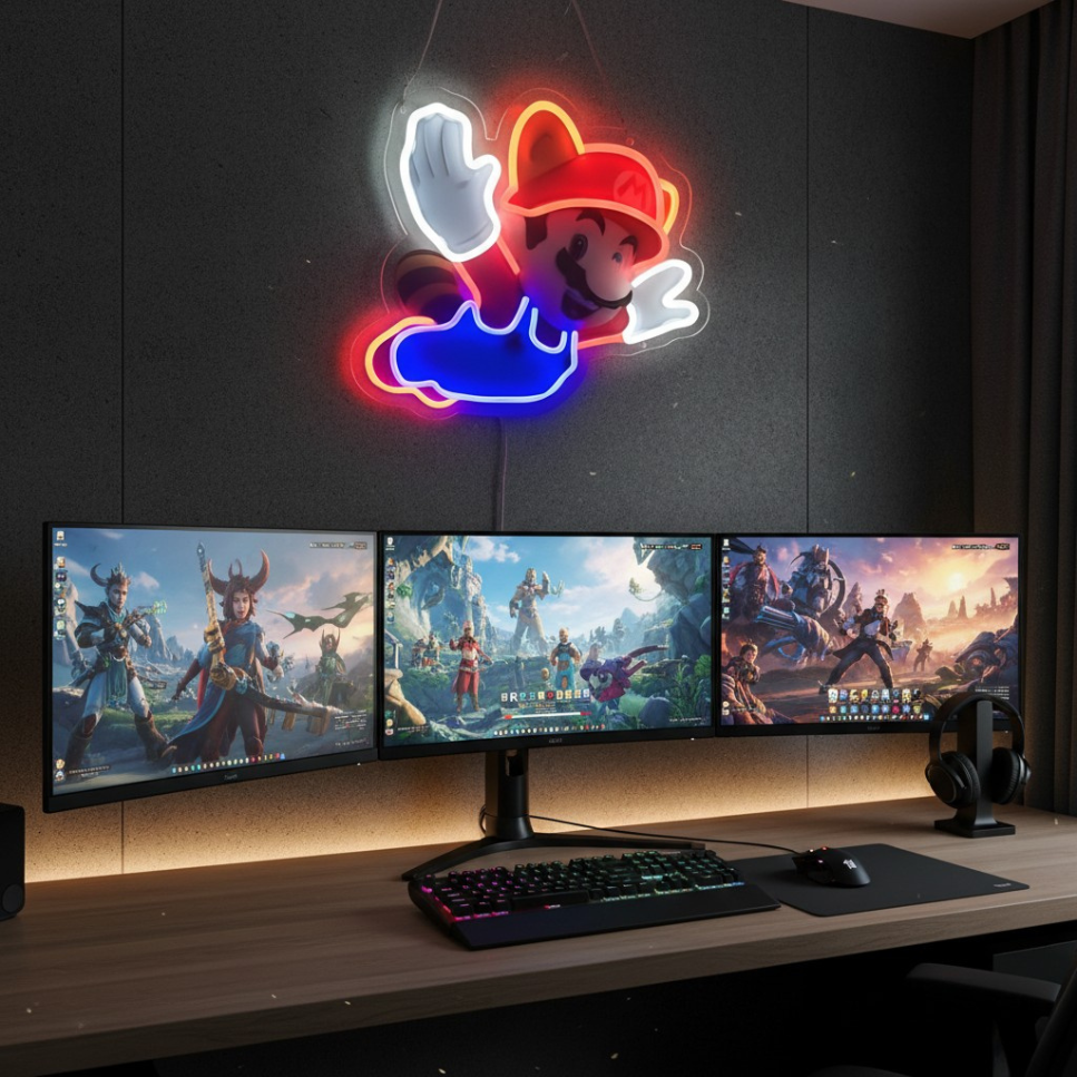 Néon LED - Super Mario