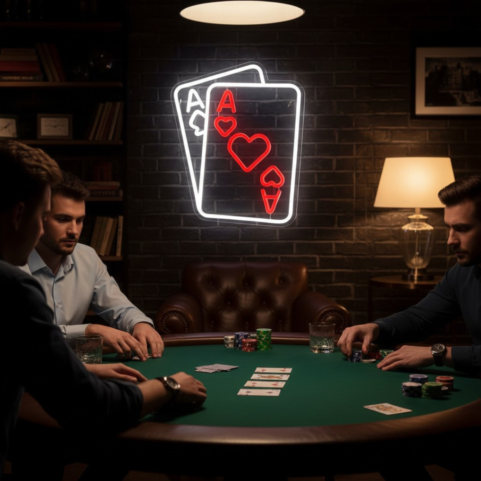 Néon LED - As De Coeur